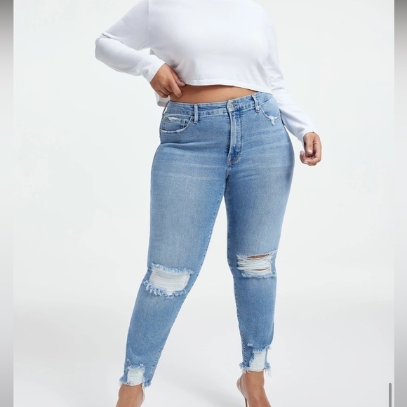 Nwt Good American GOOD CLASSIC JEANS - Picture 1 of 7